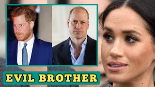 Evil Brother🛑 Harry confused as Meghan convinces him to forget about William amp Charles [upl. by Attenev]