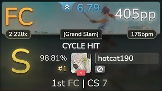 🔔 hotcat190  KASAI HARCORES  CYCLE HIT Grand Slam 9881 FC 1  405pp  osu [upl. by Yelyr]