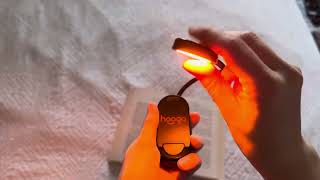 Hooga Amber LED Clip On Book Light Review [upl. by Sallyanne]