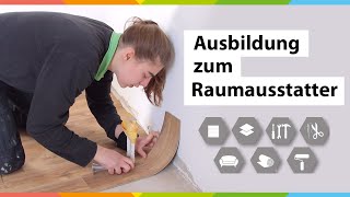 Ausbildung zum Raumausstatter mwd [upl. by Euqinobe]