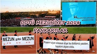 MERAKLA BEKLENEN ODTÜ PANKARTLARI  ODTÜ MEZUNİYET 2018 [upl. by Cresa215]