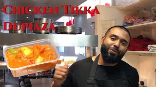 How to make Chicken Tikka Dupiaza BIR Indian Restaurant style [upl. by Arodoet]