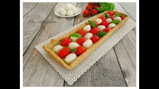 Crostata caprese con brisè allolio extravergine di oliva [upl. by Clellan]