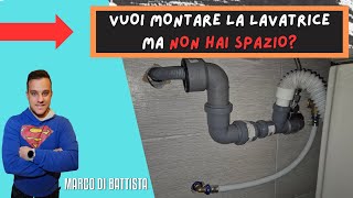 COME INSTALLARE UNA LAVATRICE IN MODO ALTERNATIVO [upl. by Ava217]