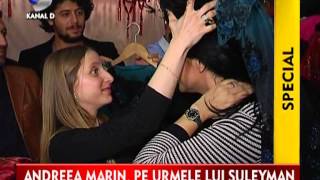 Stirile Kanal D Andreea Marin pe urmele lui Suleyman Magnificul la Istanbul [upl. by Anuaf]