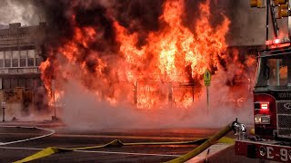 Compilation Of Structure Fires MVAs Fire Trucks Responding And More [upl. by Kieger910]