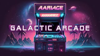 Galactic Retro Arcade 🛸 A Synthwave MixRetrowave MixChillwave gaming music mix [upl. by Anaiviv62]