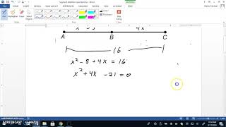 Using Segment Addition Postulate with a quadratic equation and a system of equations [upl. by Jarv]