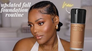 MAC STUDIO RADIANCE FOUNDATION REVIEW  FALL FOUNDATION ROUTINE [upl. by Atiz]