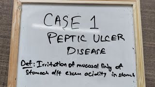 PEPTIC ULCER DISEASE [upl. by Esinyt405]