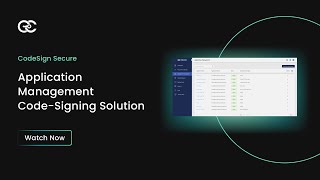 Application Management in CodeSign Secure  CodeSign Secure Tutorial [upl. by Hijoung343]