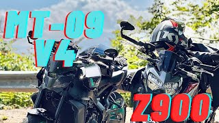 TAILING THE NEW MT09 V4  Z900  BTIC  MALAYSIA  4K [upl. by Ardnos147]