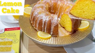 The Best Deliciousness Lemon Bundt Cake  Duncan Hines Lemon Cake  Episode 47 [upl. by Solana]