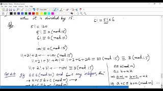 Topics in Number Theory  More on Congruences and Linear Congruences  Lecture 31 [upl. by Nodroj235]