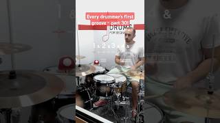 Every drummers first groove  part 30 drums lesson tutorial beginners howto shorts groove [upl. by Rigby]