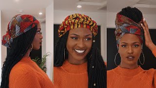 HOW TO TIE A HEADWRAPTURBAN TUTORIAL  4 QUICK AND EASY STYLES  Kiitana [upl. by Baalman428]