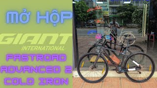 Giant Fastroad Advanced 2  2022  Cold Iron Mẫu xe Fitness Full Carbon cho ae đam mê tốc độ [upl. by Goeger]