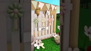 Bloxburg EASY HORSE STABLE BUILD HACK welcometobloxburg [upl. by Nytsyrk]