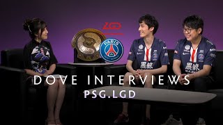 PSGLGD Interview with Dove  The International 2019 [upl. by Virg272]