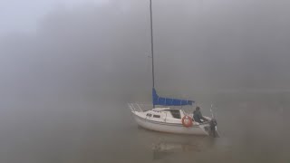 19 Pocket Sailboat Gets Taken Out For Hull Painting [upl. by Rehttam]