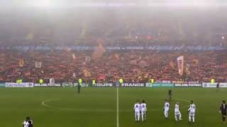 Les Corons chanté par le stade BollaertDellelis RCLFCM 08012017 [upl. by Francie695]