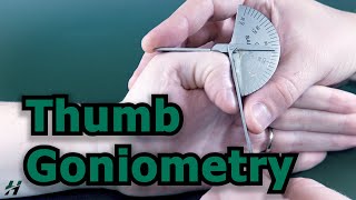 Thumb Goniometry [upl. by Marpet]