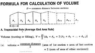 L60Volume measurement by trapezoidal and prismoidal formula [upl. by Eikceb601]