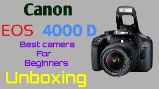 Canon 4000D unboxing in malayalam Sailu Media [upl. by Einna628]