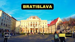 Bratislava Slovakia 🇸🇰  Bratislava Walking Tour 2024  4K HDR  Slovakia [upl. by Anneuq]