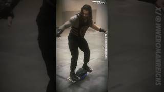 Roman Reigns Tries a OneWheel Scooter [upl. by Aihsit45]