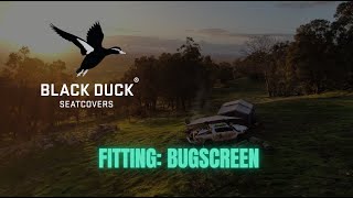 Blackduck Seatcovers Bugscreen Fitting Video [upl. by Angelia]