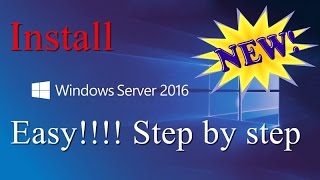 Comment Installer Windows Server 2016 R2 [upl. by Lrat956]