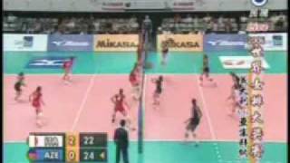 Natavan Gasimova defencing FIVB World Grand Prix Azerbaijan Italywmv [upl. by Hance]