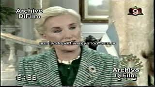 Mirtha Legrand con Silvia Kutika Magdalena Ruiz Guiñazu Eduardo Amadeo Farinello  Año 1996 DiFilm [upl. by Htinek]