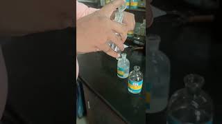 Phenolphthalein test for Acid njoyscience chemistry shorts ytshorts laboratorytest [upl. by Nylatsyrk419]