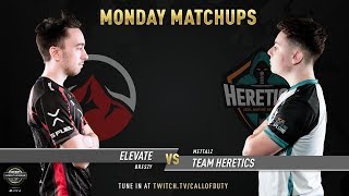 Elevate vs Team Heretics  CWL Pro League 2019  Division B  Week 10  Day 1 [upl. by Stav]