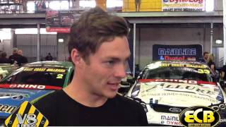 Tyler Greenbury after V8 Ute Sydney Race 1 2015 [upl. by Atteuqaj]