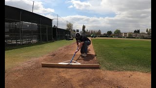 GHC Baseball Infield Restoration Project 2021 [upl. by Yatzeck]