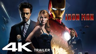 Iron Man 2008 Trailer 1 4K [upl. by Mauricio]