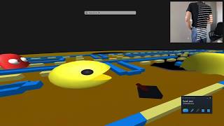 quotPacManquot VR with Commodore64 emulator YACE64 [upl. by Navonod704]