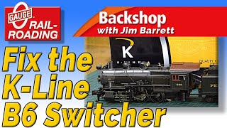 K Line B6 Switcher Pickup Roller Install [upl. by Nnylirret71]