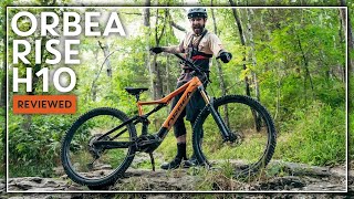 Orbea Rise H10 Review orbea emtb bentonville [upl. by Paquito938]