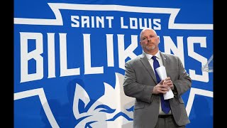 Saint Louis University introduces Josh Schertz as head basketball coach [upl. by Angeli925]