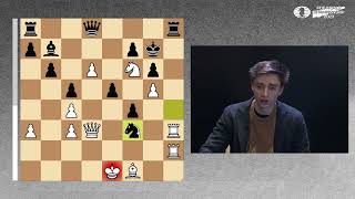 GM Daniil Dubov analyzes Game 8  Ding vs Nepomniachtchi [upl. by Ahterahs869]