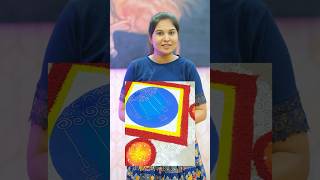 New Rangoli idea by Artist Shikha Sharma 😍 shorts artistshikhasharma rangoli diwali [upl. by Anairo]