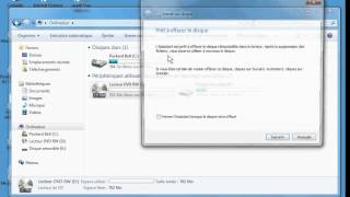 Comment effacer tous les dossiers enregistrés sur un CD avec Windows7wwwformenligneorg [upl. by Waldack858]