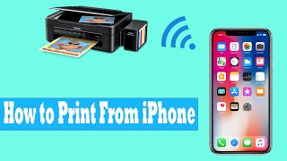 How to Set Up Epson iPrint App on iPhone or iPad  How to Print Without Airprint [upl. by Ninon]