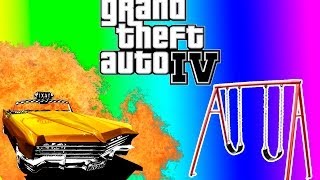 GTA 4 Multiplayer  Pessoas invisíveis Balanço da Morte e Crazy Taxi [upl. by Raynold]