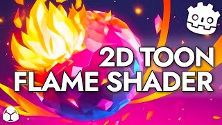 QUICKANDEASY FLAMES 2D Toon Flame Shader Tutorial [upl. by Selig]