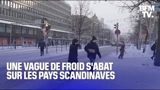 436°C en Suède une vague de froid sabat sur les pays scandinaves [upl. by Surovy]